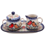 Zuckerdose und Milchkännchen SET