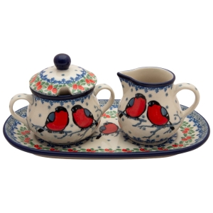 Zuckerdose und Milchkännchen SET