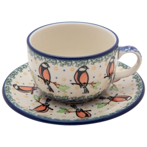 Tee  Kaffee TASSE 200 ml mit Untertasse