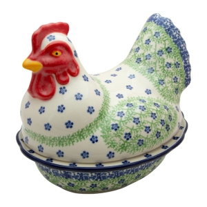 Hitzebeständige Auflaufform Henne 24 cm