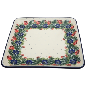 Square platter 21 cm