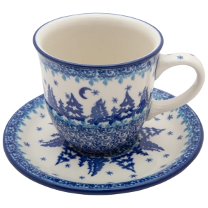 Tee Kaffee TASSE 200 ml mit Untertasse 