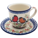 Tee Kaffee TASSE 200 ml mit Untertasse 