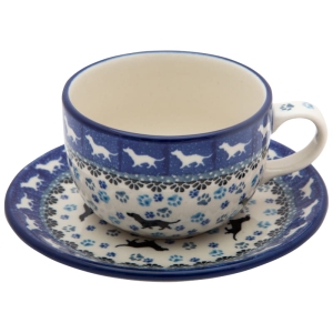 Tea Coffee CUP 200 ml with saucer DOGS