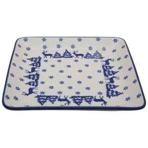 Square platter 21 cm