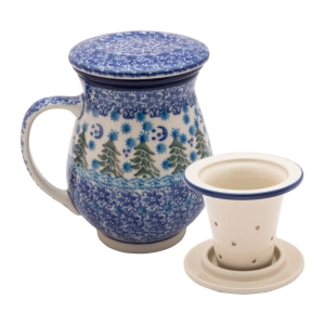 Becher mit Sieb und Deckel 460 ml