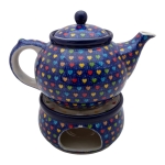 Teapot 1.2 l with warmer HEARTS