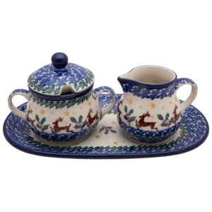 Zuckerdose und Milchkännchen SET