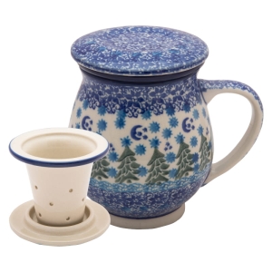 Becher mit Sieb und Deckel 400 ml