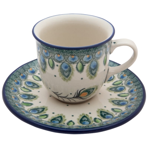 Tee Kaffee TASSE 180 ml mit Untertasse_775-2218.jpg