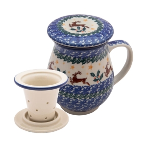 Becher mit Sieb und Deckel 460 ml