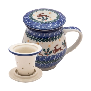 Becher mit Sieb und Deckel 400 ml