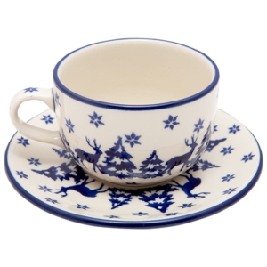 Tee  Kaffee TASSE 200 ml mit Untertasse (1)