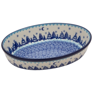 Oval BOWL Casserole DISH 24 cm WINTER