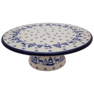 Patera Tortownica na stopce 28 cm RENIFERY