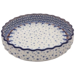 TARTOWNICA Naczynie do zapiekania 24 cm GRANATOWE CHOINKI