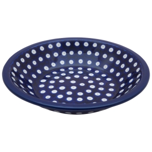 TALERZ obiadowy głęboki MISKA 21 cm KROPKI