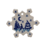 Schneeflocken-Anhänger Weihnachtsbaumschmuck