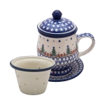MUG 250 ml with infuser and saucer