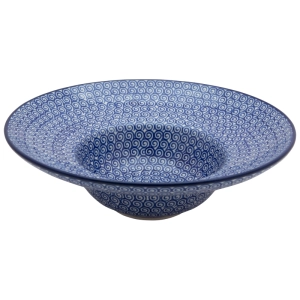 TALERZ głęboki do spaghetti do makaronu 25 cm SPIRALE