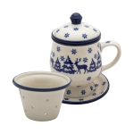 MUG 250 ml with infuser and saucer 