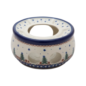 Podgrzewacz 13 cm z łyżeczką tealight - do czajnika 800 ml lub 900 ml CHOINKI