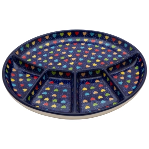 Półmisek dzielony pięcioczęściowy 22 cm SERCA