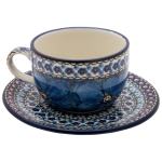 FILIŻANKA do herbaty kawy 200 ml ze spodkiem