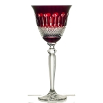 KIELISZKI do wina 170 ml kryształowe kolorowe 6 sztuk