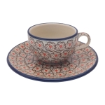 FILIŻANKA podwójne espresso 100 ml ze spodkiem