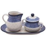 KOMPLET deserowy Cukiernica Dzbanek