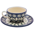 Tee Kaffee TASSE 150 ml mit Untertasse 767-0054.jpg