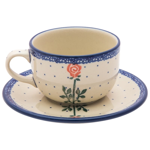 Tee Kaffee TASSE 200 ml mit Untertasse 768-0422.JPG