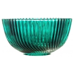 Crystal fruit bowl 23.8 cm colored