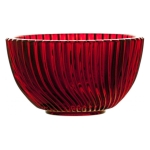 Crystal fruit bowl 13 cm colored