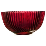 Farbige Kristall Obstschale 23.8 cm