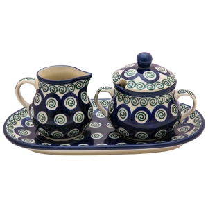 Zuckerdose und Milchkännchen SET