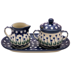 Zuckerdose und Milchkännchen SET