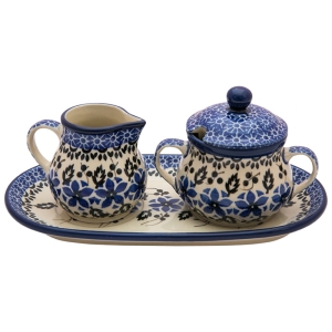 Zuckerdose und Milchkännchen SET