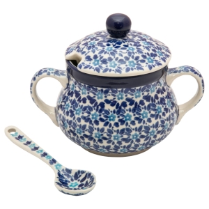 Sugar bowl 200 ml with a spoon