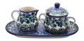 Zuckerdose 200 ml und Milchkännchen 200 ml SET mit Untertasse 422-1413_1.jpg