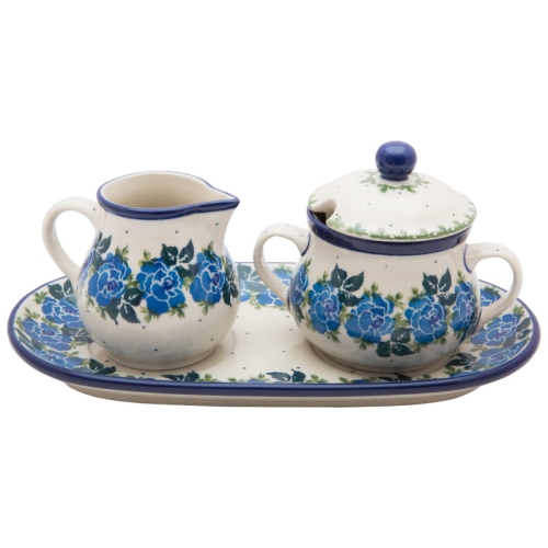 Zuckerdose 200 ml und Milchkännchen 200 ml SET mit Untertasse 422-2150.jpg