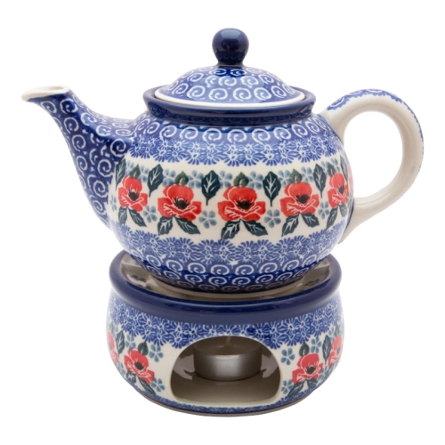 Teekanne Teekessel 900 ml mit Stövchen 264-374-1490.jpg