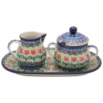 Sugar bowl and milk jug SET