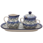 Zuckerdose und Milchkännchen SET