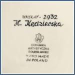 Honorata Kędzierska - sygnatura